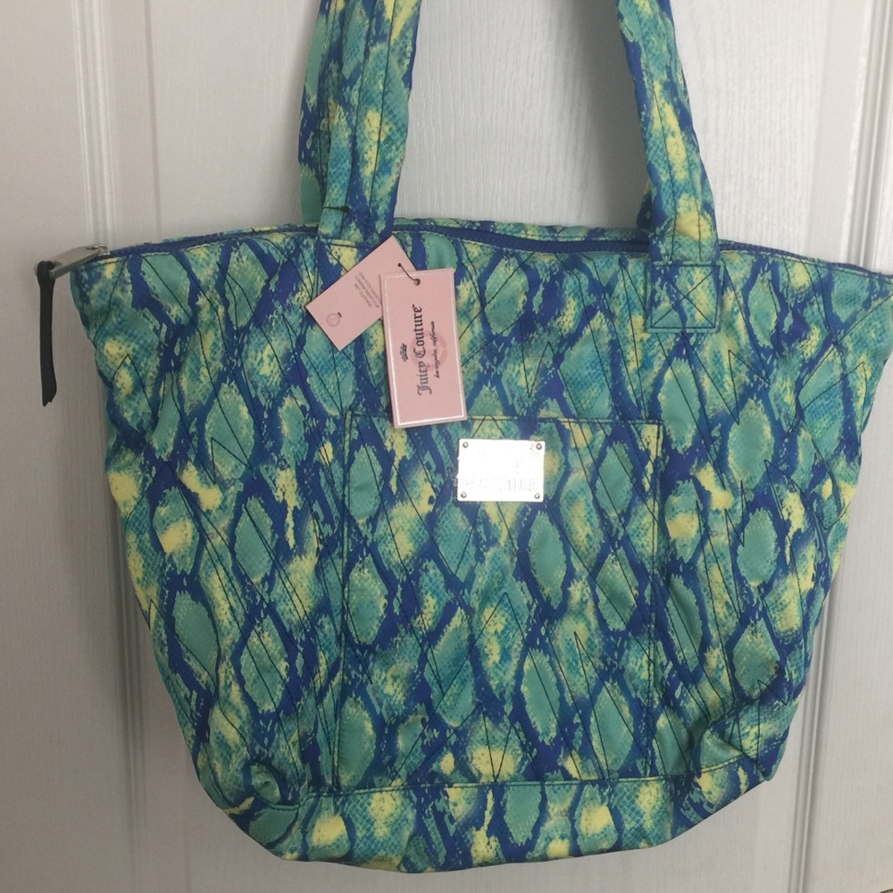 Juicy Couture Python Gym/Beach Bag 2 Wet Bags ๐ - Picture 12 of 12